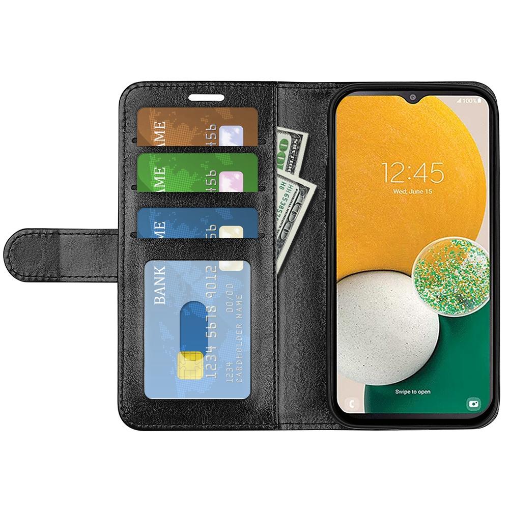 PU Leather Protective Phone Cover for Samsung Galaxy A14 5G/4G,Anti-scratch Crazy Horse Texture Stand Flip Wallet Phone Case Black
PU Leather Protective Phone Cover for Samsung Galaxy A14 5G/4G,Anti-scratch Crazy Horse Texture Stand Flip Wallet Phone Case Black