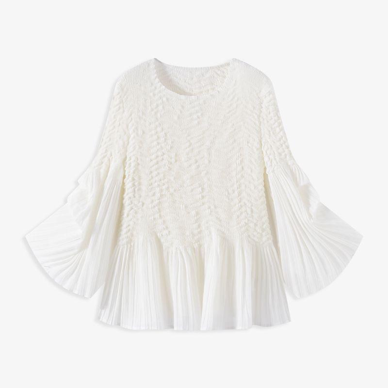 Oz Kingdom Pleated Series! 3-Color Heavy Industry Ruched Flare Sleeve Blouse Shirt XQ White S
Oz Kingdom Pleated Series! 3-Color Heavy Industry Ruched Flare Sleeve Blouse Shirt XQ White S