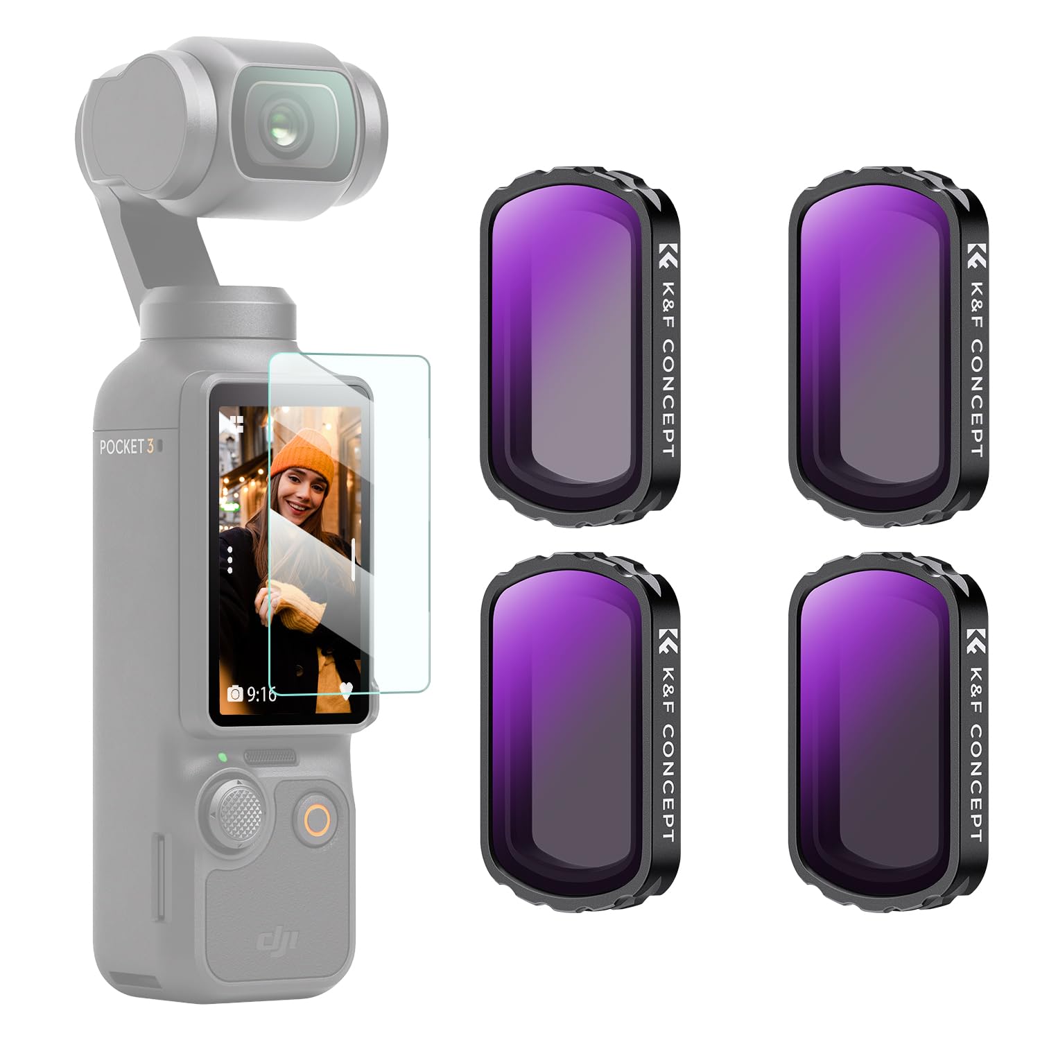 Concept Magnetic ND Filter for DJI OSMO Pocket 3 ND Filter Magnetic Adsorption Convenient Installation Light Attenuation Adjustment AGC Optical Glass
Concept Magnetic ND Filter for DJI OSMO Pocket 3 ND Filter Magnetic Adsorption Convenient Installation Light Attenuation Adjustment AGC Optical Glass