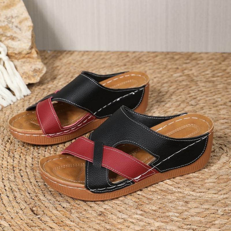 Модные шлепанцы на танкетке большого размера, женские летние новые модные взрывные цветные сандалии с перекрестными ремешками 43 красный
Модные шлепанцы на танкетке большого размера, женские летние новые модные взрывные цветные сандалии с перекрестными ремешками 43 красный