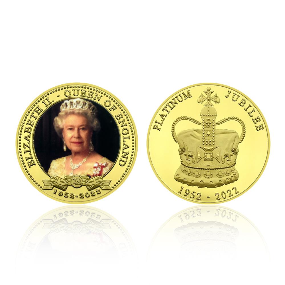 Queen Elizabeth II, commemorative coin, Royal Challenge coin, fan collection
Queen Elizabeth II, commemorative coin, Royal Challenge coin, fan collection