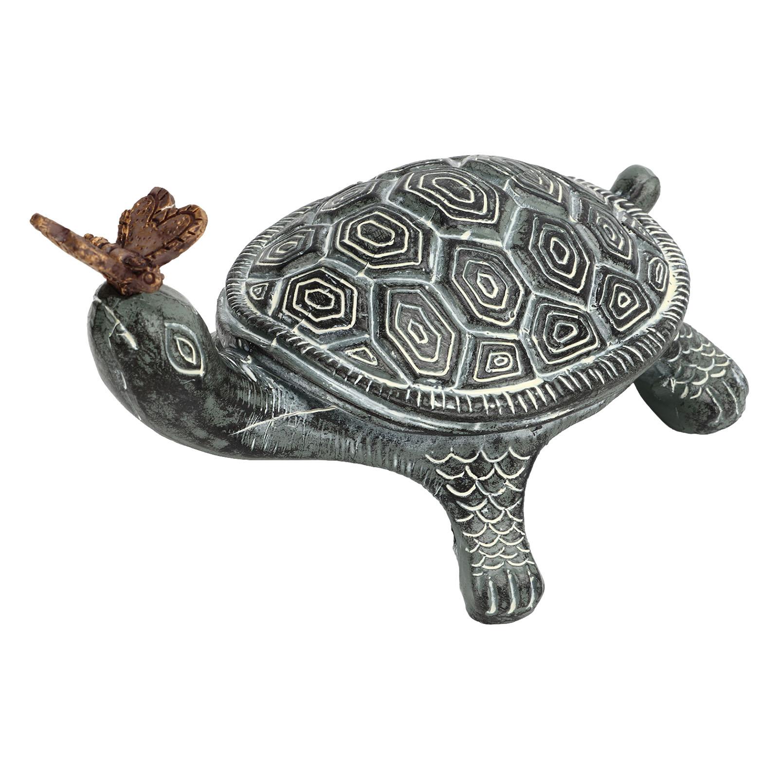 Turtle Butterfly Garden Statue Resin Fade Proof Weather Resistant Curious Turtle Statue with
Turtle Butterfly Garden Statue Resin Fade Proof Weather Resistant Curious Turtle Statue with