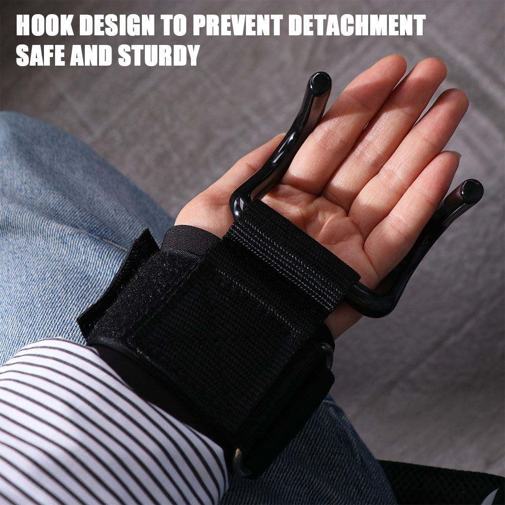 1 pair Adjustable Weight Lifting Grip Hook Non-Slip Steel Hook Grips Strap Strength Training чорний
1 pair Adjustable Weight Lifting Grip Hook Non-Slip Steel Hook Grips Strap Strength Training чорний