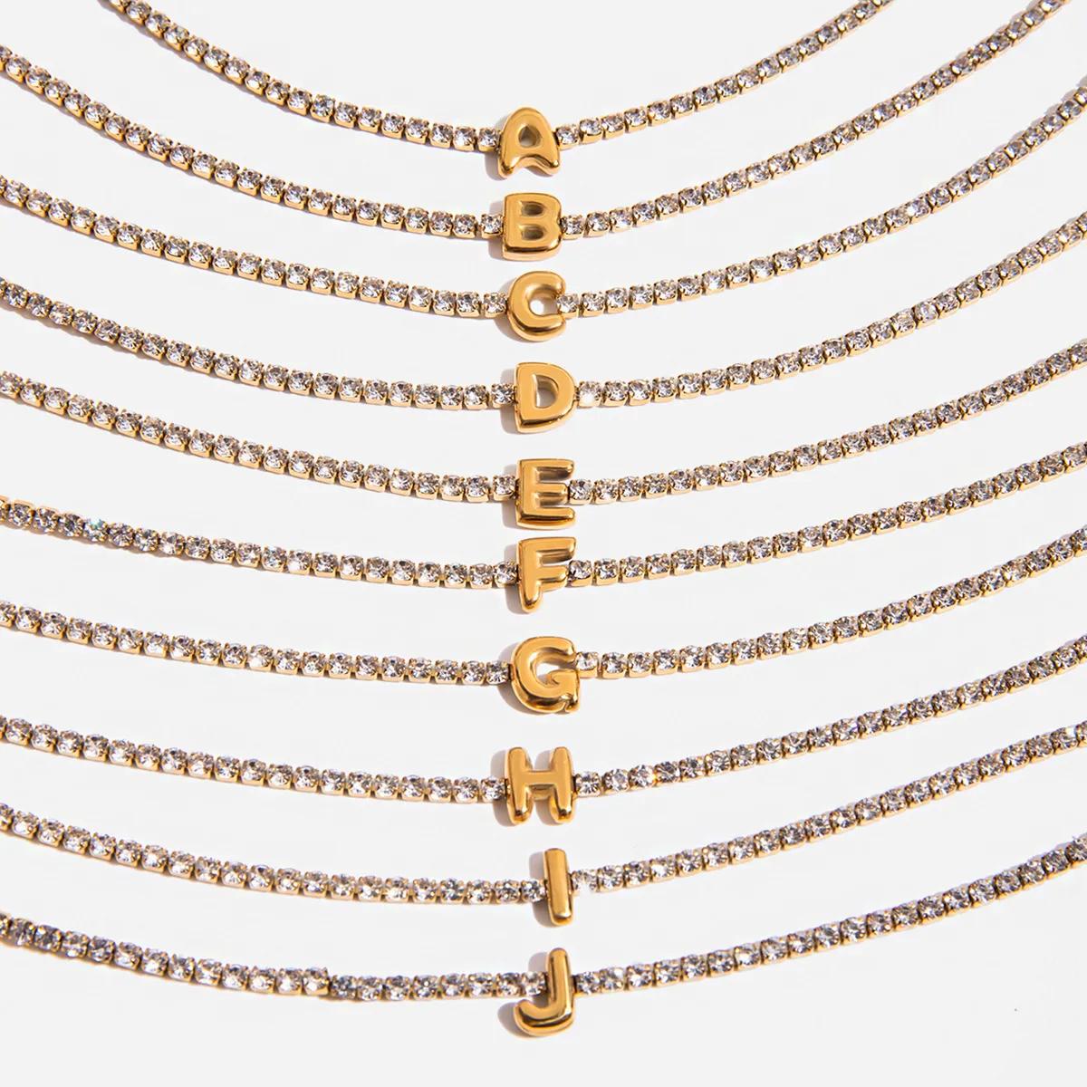 Waterproof Stainless Steel 26 Initial Letter Bangle Bracelet for Women Luxury Rhinestone Hand Chain Bracelet Stackable Jewelry A золотой
Waterproof Stainless Steel 26 Initial Letter Bangle Bracelet for Women Luxury Rhinestone Hand Chain Bracelet Stackable Jewelry A золотой