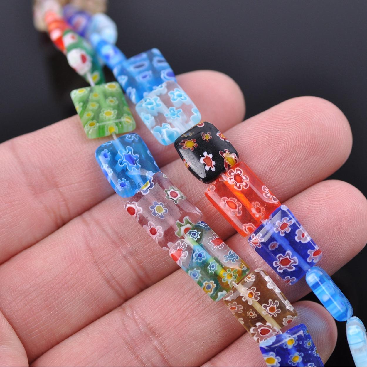 Прямоугольная форма Смешанные цветочные узоры 8x10мм 10x12мм Стекло Миллефиори Свободные бусины для DIY поделок Аксессуары для изготовления ювелирных изделий Фурнитура 10x12mm -40pcs
Прямоугольная форма Смешанные цветочные узоры 8x10мм 10x12мм Стекло Миллефиори Свободные бусины для DIY поделок Аксессуары для изготовления ювелирных изделий Фурнитура 10x12mm -40pcs