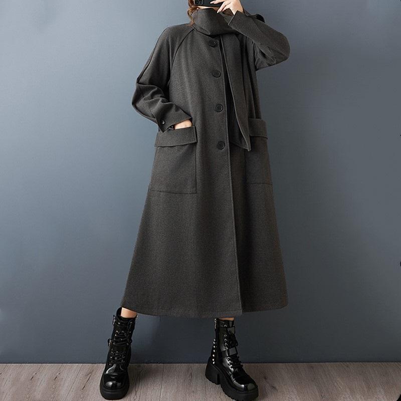 шерстяное оверсайз винтажное повседневное свободное длинное весенне-осенне-зимнее пальто для женщин куртка одежда верхняя одежда серый
шерстяное оверсайз винтажное повседневное свободное длинное весенне-осенне-зимнее пальто для женщин куртка одежда верхняя одежда серый