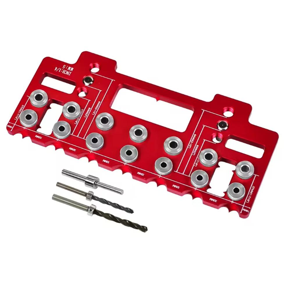 Hole positioner. One set of handle pitch punching positioner, aluminum bag hole fixture kit, straight hole punching template
Hole positioner. One set of handle pitch punching positioner, aluminum bag hole fixture kit, straight hole punching template