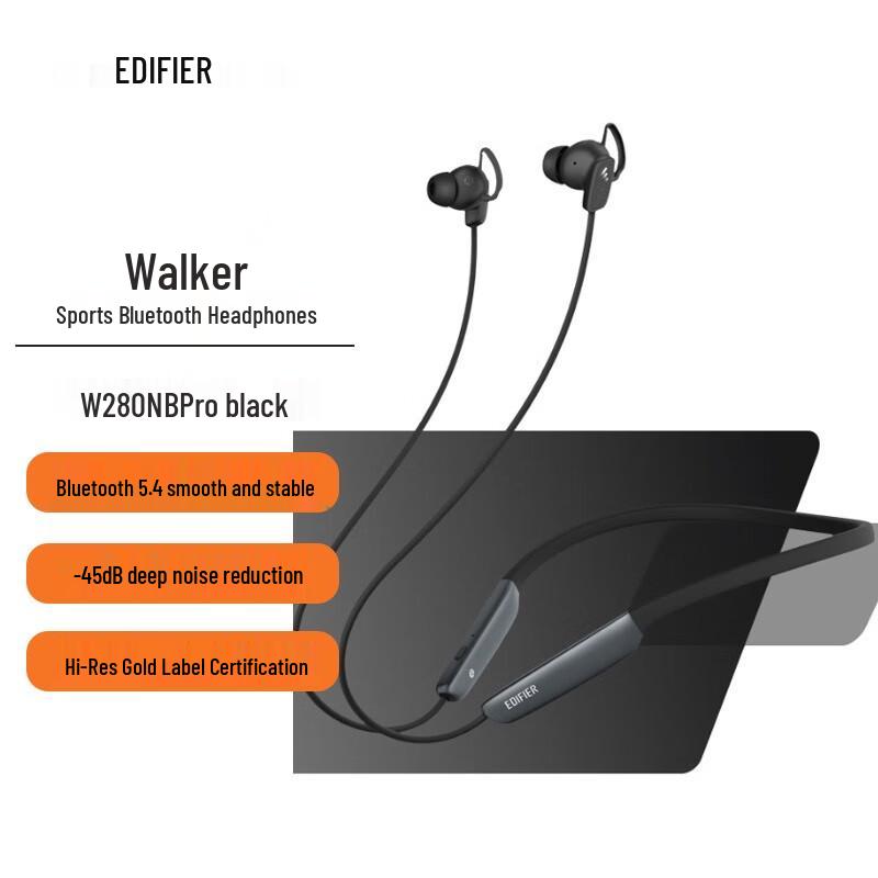 EDIFIER W280NB Pro Neckband Active Noise Cancelling Bluetooth Headphones
EDIFIER W280NB Pro Neckband Active Noise Cancelling Bluetooth Headphones