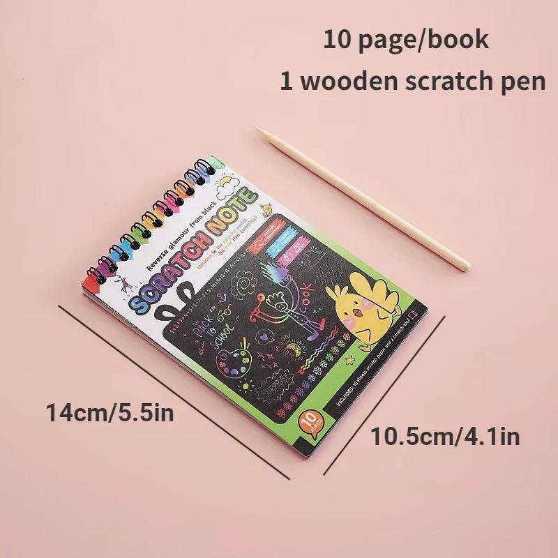Rainbow Magic Scratch Off Paper Set for Kids Arts Scraping Painting Drawing Toys DIY Graffiti Book Montessori Educational Toys зелёный
Rainbow Magic Scratch Off Paper Set for Kids Arts Scraping Painting Drawing Toys DIY Graffiti Book Montessori Educational Toys зелёный