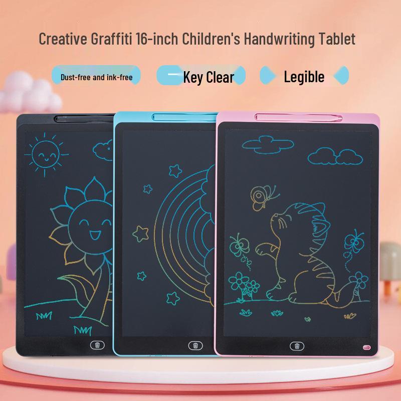16 Large Color LCD Writing Tablet for Kids: Drawing, Doodling, and Calligraphy Practice Board
16 Large Color LCD Writing Tablet for Kids: Drawing, Doodling, and Calligraphy Practice Board