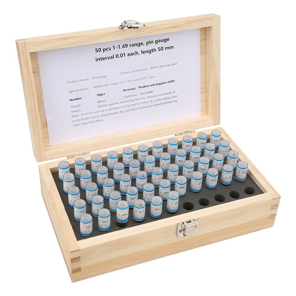 Набор из 50 шт. 11,49 мм штифтовых калибров с допуском 0,001 мм для подшипниковой стали, прецизионный инструмент
Набор из 50 шт. 11,49 мм штифтовых калибров с допуском 0,001 мм для подшипниковой стали, прецизионный инструмент