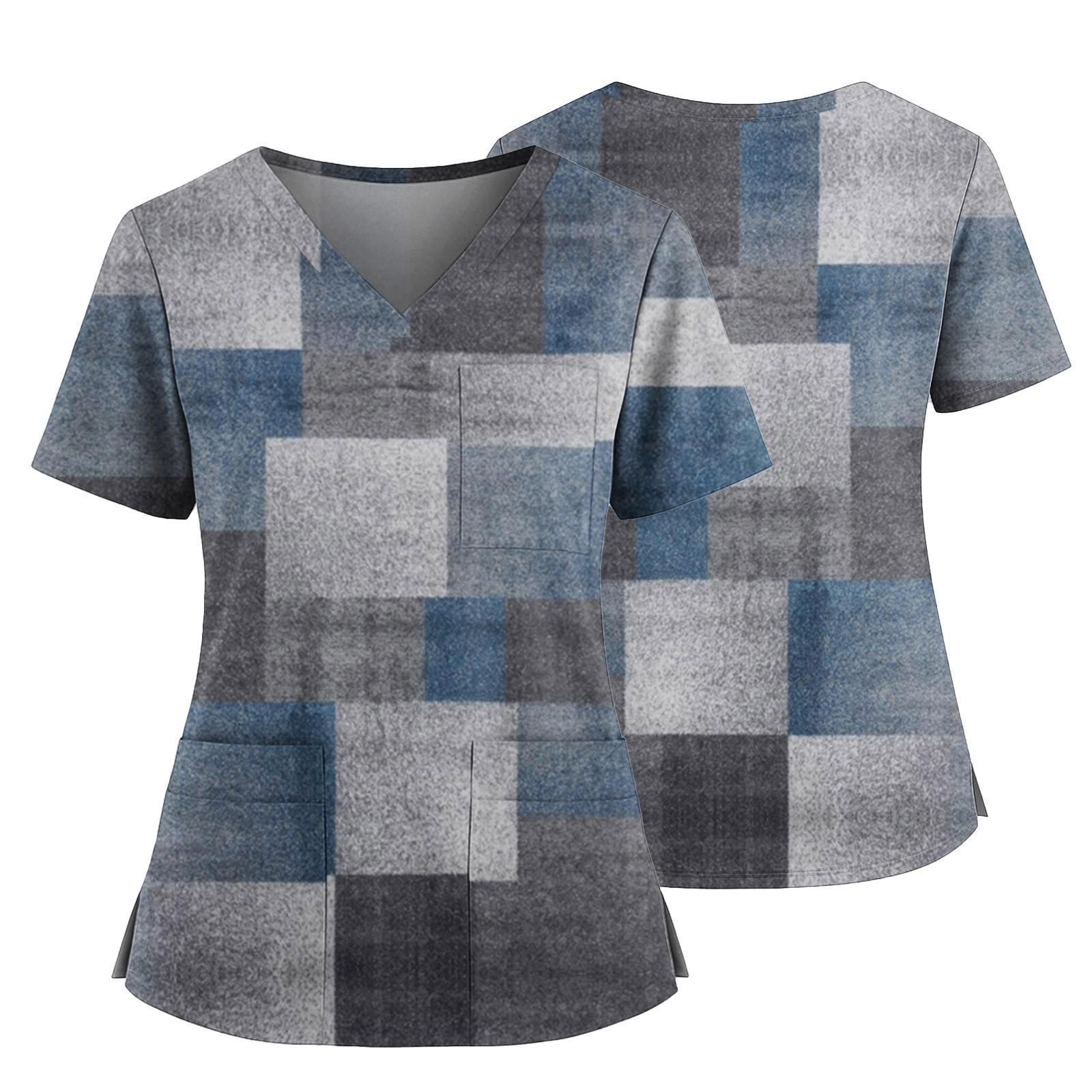 Women s Casual Printed V-Neck Pocket Side Slit Short Sleeved Top Short Sleeved Top XXL синій
Women s Casual Printed V-Neck Pocket Side Slit Short Sleeved Top Short Sleeved Top XXL синій