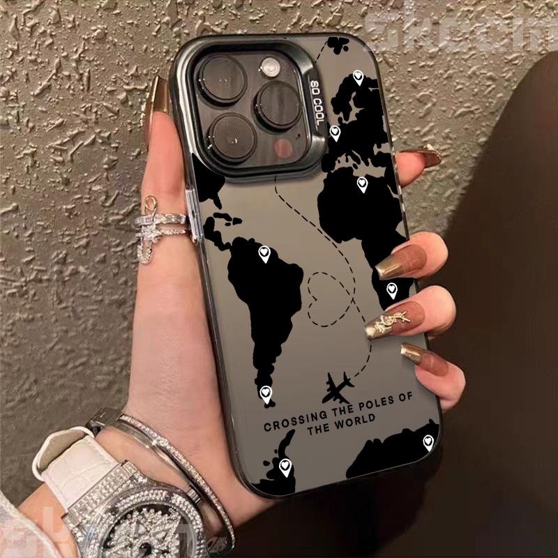 Черный чехол для телефона с дизайном маршрутной разметки самолета для iPhone 16 Pro Max 15 14 Plus 13 12 11 7 8 X XS XR Противоударная жесткая крышка iPhone 16
Черный чехол для телефона с дизайном маршрутной разметки самолета для iPhone 16 Pro Max 15 14 Plus 13 12 11 7 8 X XS XR Противоударная жесткая крышка iPhone 16