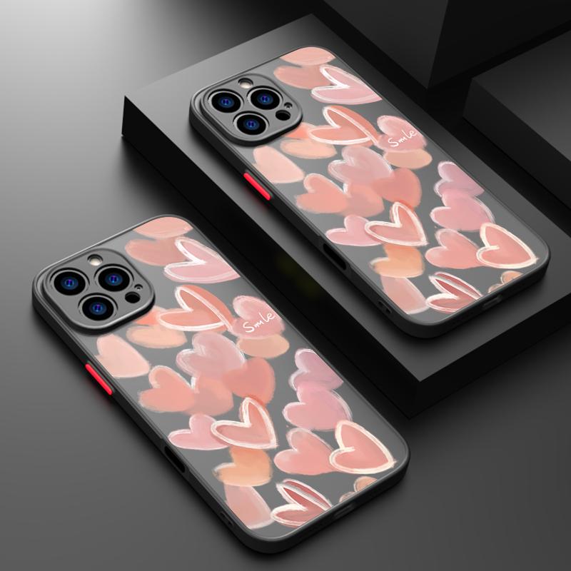 Phone Case For iPhone 16 Pro Max 16E 15 14 13 12 11 PIus Candy Color Love Heart Cartoon Flower Matte Back Shockproof Hard Cover iPhone XR
Phone Case For iPhone 16 Pro Max 16E 15 14 13 12 11 PIus Candy Color Love Heart Cartoon Flower Matte Back Shockproof Hard Cover iPhone XR