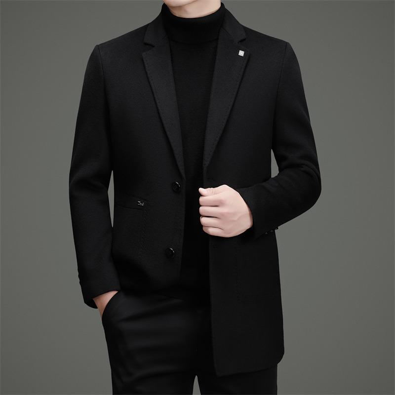 Men s Mid-Length Double-Sided Coat with 70% Wool & Detachable 90% White Duck Down Liner 180
Men s Mid-Length Double-Sided Coat with 70% Wool & Detachable 90% White Duck Down Liner 180