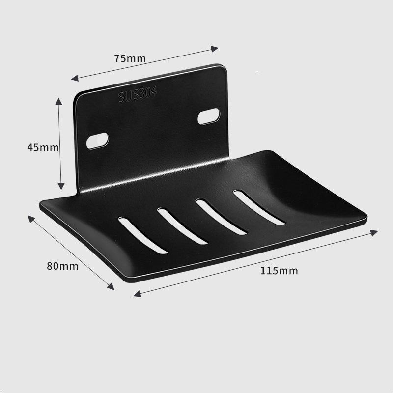 Stainless Steel Soap Holder Bathroom Soap Dish With Drain Water No Drilling Wall Mounted Soap Box Bathroom Accessories чорний
Stainless Steel Soap Holder Bathroom Soap Dish With Drain Water No Drilling Wall Mounted Soap Box Bathroom Accessories чорний