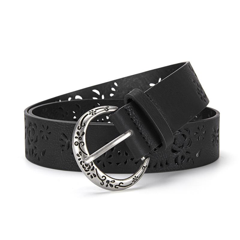 Retro Ethnic Style Hollow-Out Distressed Leather Belt for Women - Fashionable, Versatile, Casual Jeans Accessory Length 106 cm, Width 3.8 cm чорний
Retro Ethnic Style Hollow-Out Distressed Leather Belt for Women - Fashionable, Versatile, Casual Jeans Accessory Length 106 cm, Width 3.8 cm чорний