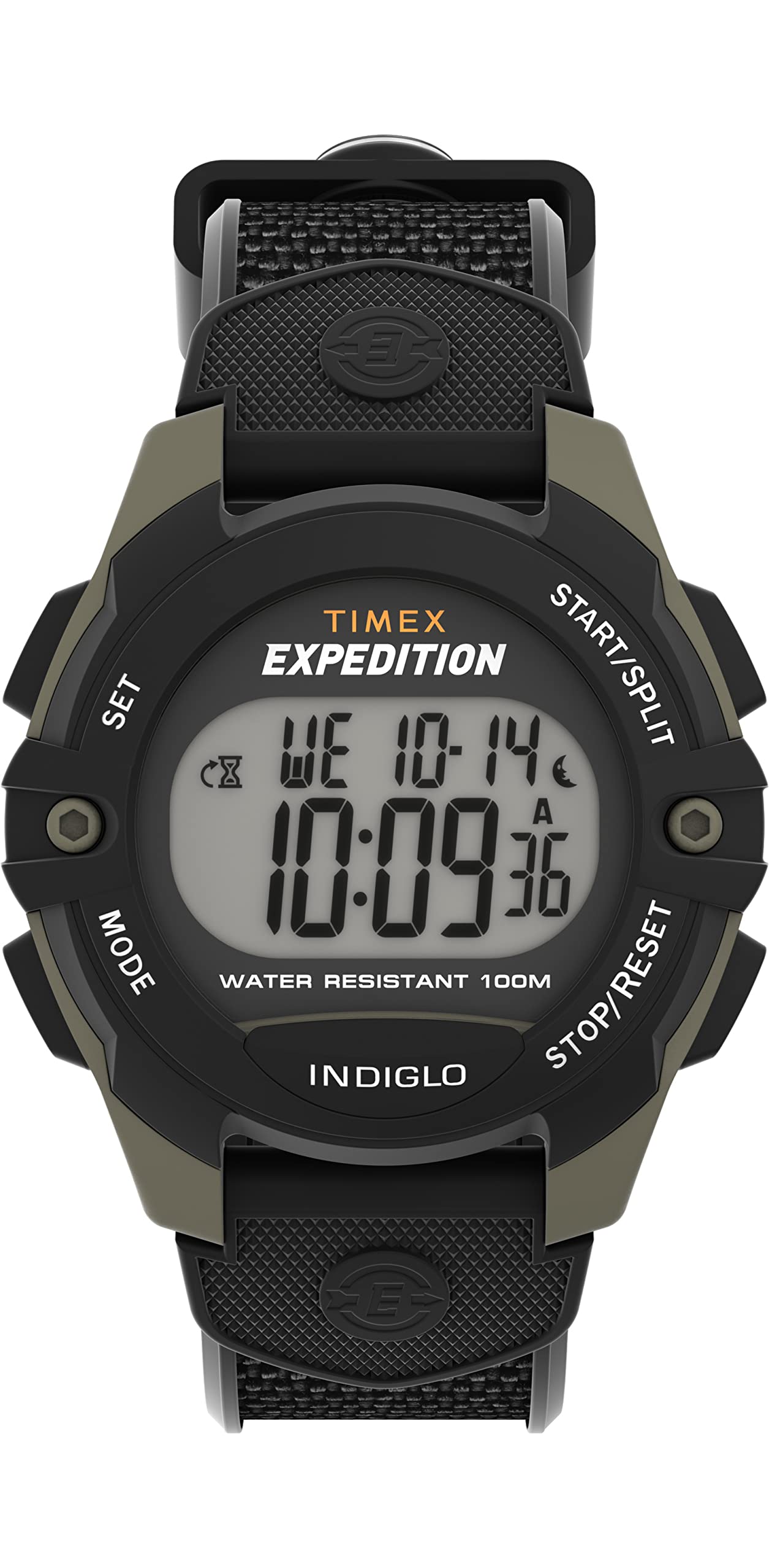 Часы Timex Men s Expedition 41 мм - черный ремешок, цифровой циферблат, зеленый корпус, черный, современный
Часы Timex Men s Expedition 41 мм - черный ремешок, цифровой циферблат, зеленый корпус, черный, современный