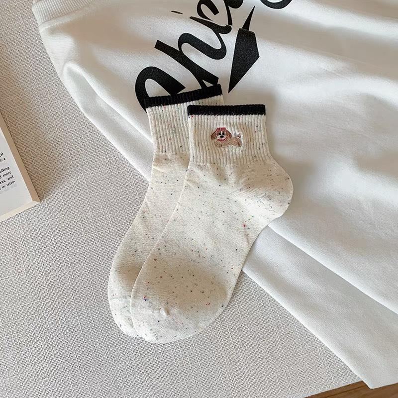 Spring/Summer Women s Embroidery Dot Yarn Color Block Cute Dachshund Low-Cut Casual Socks One Size
Spring/Summer Women s Embroidery Dot Yarn Color Block Cute Dachshund Low-Cut Casual Socks One Size
