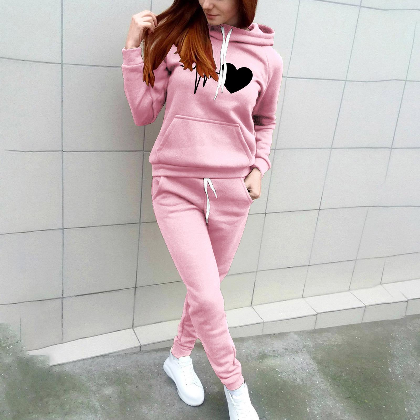 Women s Heartbeat Print Hoodie & Sweatpants Set - Spring/Autumn Fashion Casual Sportswear M чорний
Women s Heartbeat Print Hoodie & Sweatpants Set - Spring/Autumn Fashion Casual Sportswear M чорний