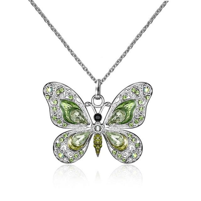 New Arrival Shiny Butterfly Pendant Necklace Fine Double Layer Clavicle Chain Pendant Necklace Jewelry Ladies Giveaway Gift Idea ChokerFashion
New Arrival Shiny Butterfly Pendant Necklace Fine Double Layer Clavicle Chain Pendant Necklace Jewelry Ladies Giveaway Gift Idea ChokerFashion