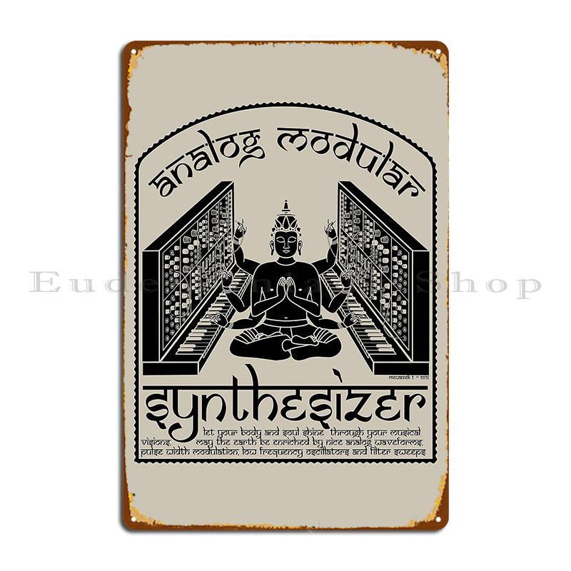 Analog Modular Synthesizer God For Electronic Musician Metal Sign Printing Wall Custom Wall Decor Party Plates Tin Sign Poster 20x30cm(7.8x11.8inch)
Analog Modular Synthesizer God For Electronic Musician Metal Sign Printing Wall Custom Wall Decor Party Plates Tin Sign Poster 20x30cm(7.8x11.8inch)