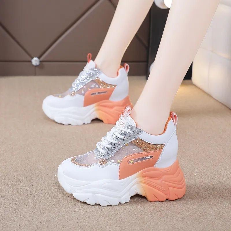New spring and summer heightening little white shoes women s spring mesh casual sports shoes breathable dad shoes Internet celebrity versatile 40 помаранчевий
New spring and summer heightening little white shoes women s spring mesh casual sports shoes breathable dad shoes Internet celebrity versatile 40 помаранчевий