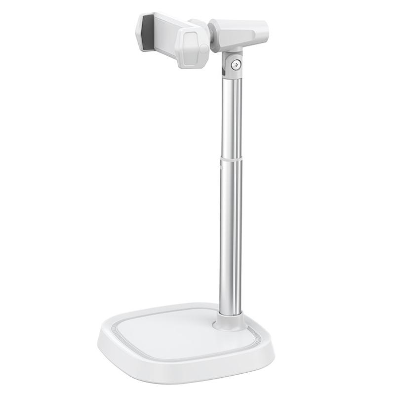 BONERUY T8 Cell Phone Stand Height Angle Adjustable Phone Holder Stand for Live Vlog Streaming Video White
BONERUY T8 Cell Phone Stand Height Angle Adjustable Phone Holder Stand for Live Vlog Streaming Video White