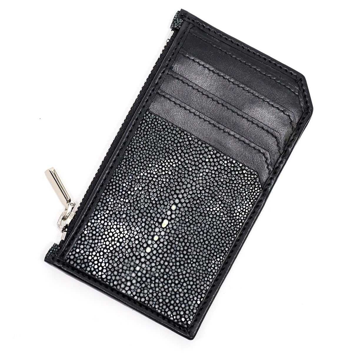 Levetta Stingray Leather Fragment Case, Slim Compact Wallet, Black Leather, Galuchat, Stingray, Coin Purse, Bill Holder, Card Case, Men s, Genuine
Levetta Stingray Leather Fragment Case, Slim Compact Wallet, Black Leather, Galuchat, Stingray, Coin Purse, Bill Holder, Card Case, Men s, Genuine