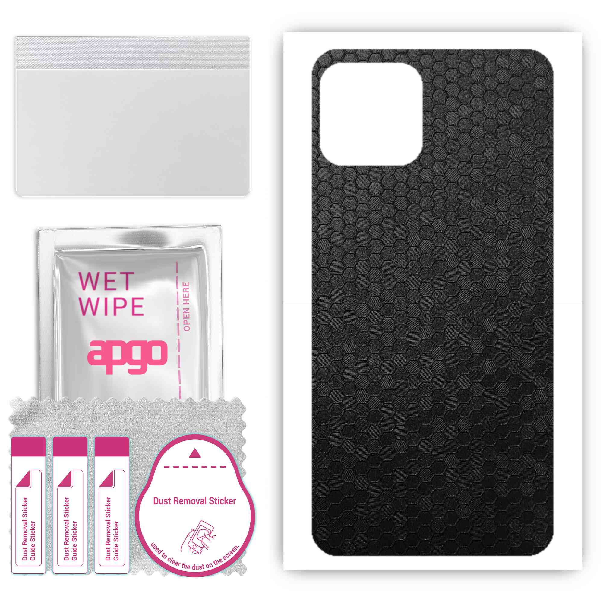 apgo Protective Skin Sticker for the back compatible with Cubot C30, Wrap Film, Foil, Vinyl - Pattern Black Honeycomb
apgo Protective Skin Sticker for the back compatible with Cubot C30, Wrap Film, Foil, Vinyl - Pattern Black Honeycomb