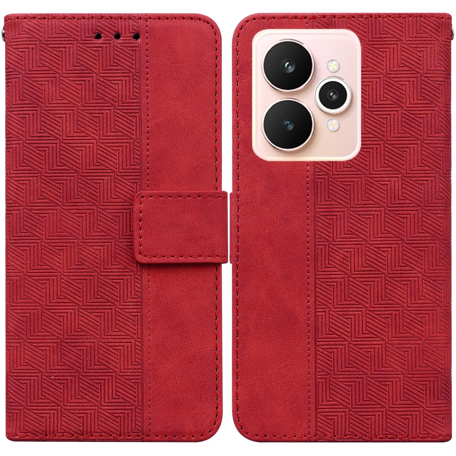 For Realme 15 Pro 5G/15 5G Case Geometry Pattern Leather Wallet Phone Cover with Wrist Strap
For Realme 15 Pro 5G/15 5G Case Geometry Pattern Leather Wallet Phone Cover with Wrist Strap