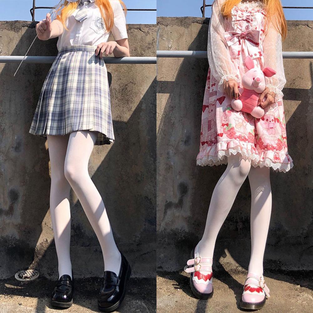 White Stockings Women s Jk Velvet Pantyhose Japanese Lolita Cute Loli Dance Socks One size
White Stockings Women s Jk Velvet Pantyhose Japanese Lolita Cute Loli Dance Socks One size
