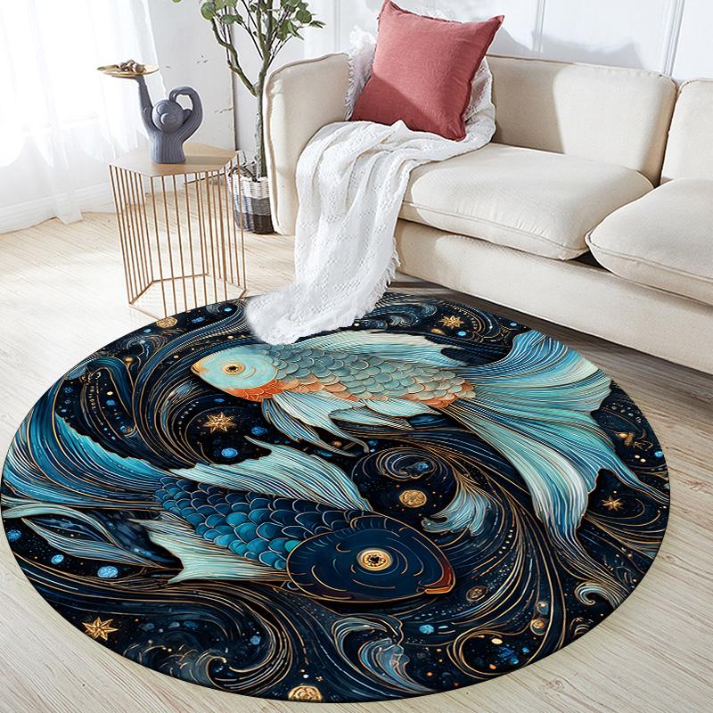 Starfish Round Area Rug,Carpet Rug for Living Room Bedroom Sofa Playroom Decor,Non-slip Floor Mat 80cmx80cm
Starfish Round Area Rug,Carpet Rug for Living Room Bedroom Sofa Playroom Decor,Non-slip Floor Mat 80cmx80cm