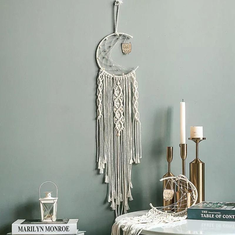 Nordic Decorative Pendant Tapestry Dreamcatcher Creative Handmade Weaving Gift Home Interior Wall Decoration Wall Hanging
Nordic Decorative Pendant Tapestry Dreamcatcher Creative Handmade Weaving Gift Home Interior Wall Decoration Wall Hanging