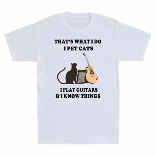 That s What I Do I Pet Cats I Play Guitars & I Know Things Cat Men s T Shirt Unisex T-Shirt L
That s What I Do I Pet Cats I Play Guitars & I Know Things Cat Men s T Shirt Unisex T-Shirt L