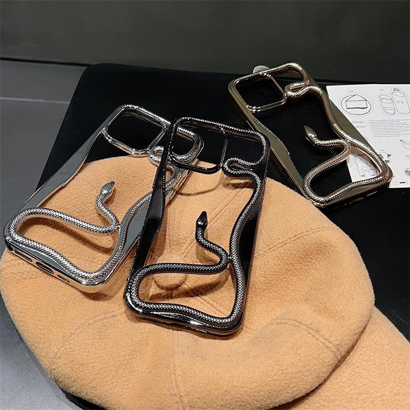 Year of The Snake Applicable Apple 16PROMAX Mobile Case Hollow Snake IPhone 15 Electroplating Protective Case iPhone11Promax
Year of The Snake Applicable Apple 16PROMAX Mobile Case Hollow Snake IPhone 15 Electroplating Protective Case iPhone11Promax