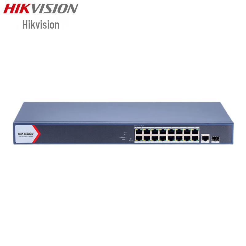 Hikvision 18-Port Gigabit PoE Switch CN plug (adapter included)
Hikvision 18-Port Gigabit PoE Switch CN plug (adapter included)