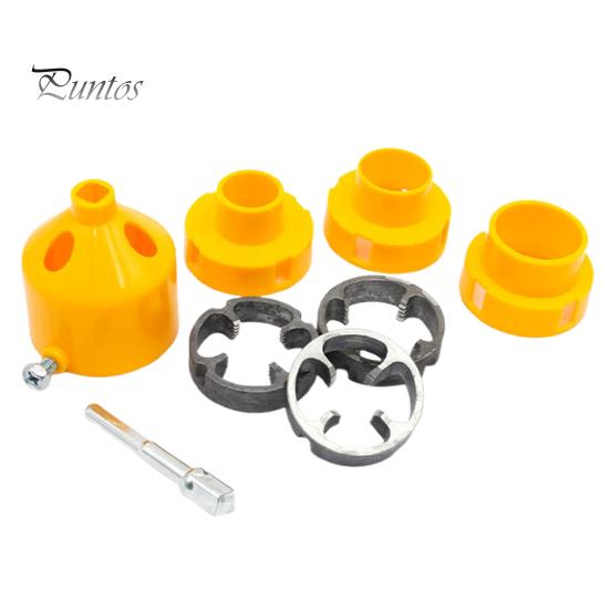 7/8 шт./комплект электрических дрелей для труб с резьбонарезным набором с 3 размерами плашек, профессиональная электрическая дрель, совместимая с ПВХ водопроводными трубами, резьбонарезные инструменты B
7/8 шт./комплект электрических дрелей для труб с резьбонарезным набором с 3 размерами плашек, профессиональная электрическая дрель, совместимая с ПВХ водопроводными трубами, резьбонарезные инструменты B