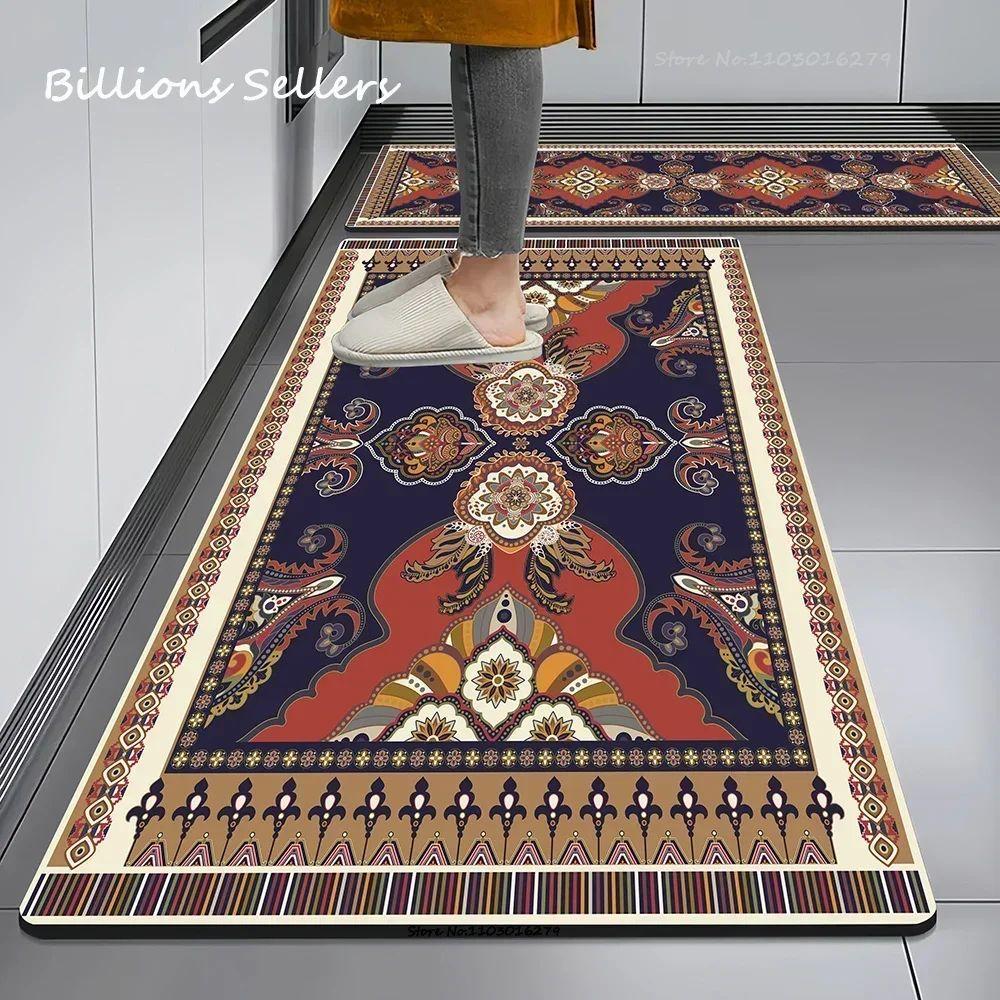 VIKAMA 1/2PC Diatomaceous Earth Carpet Boho Vintage Persian Kitchen Bathroom Mat Toilet Rug Dirty Resistant Non-slip Home Decor 1PC 40x60CM
VIKAMA 1/2PC Diatomaceous Earth Carpet Boho Vintage Persian Kitchen Bathroom Mat Toilet Rug Dirty Resistant Non-slip Home Decor 1PC 40x60CM