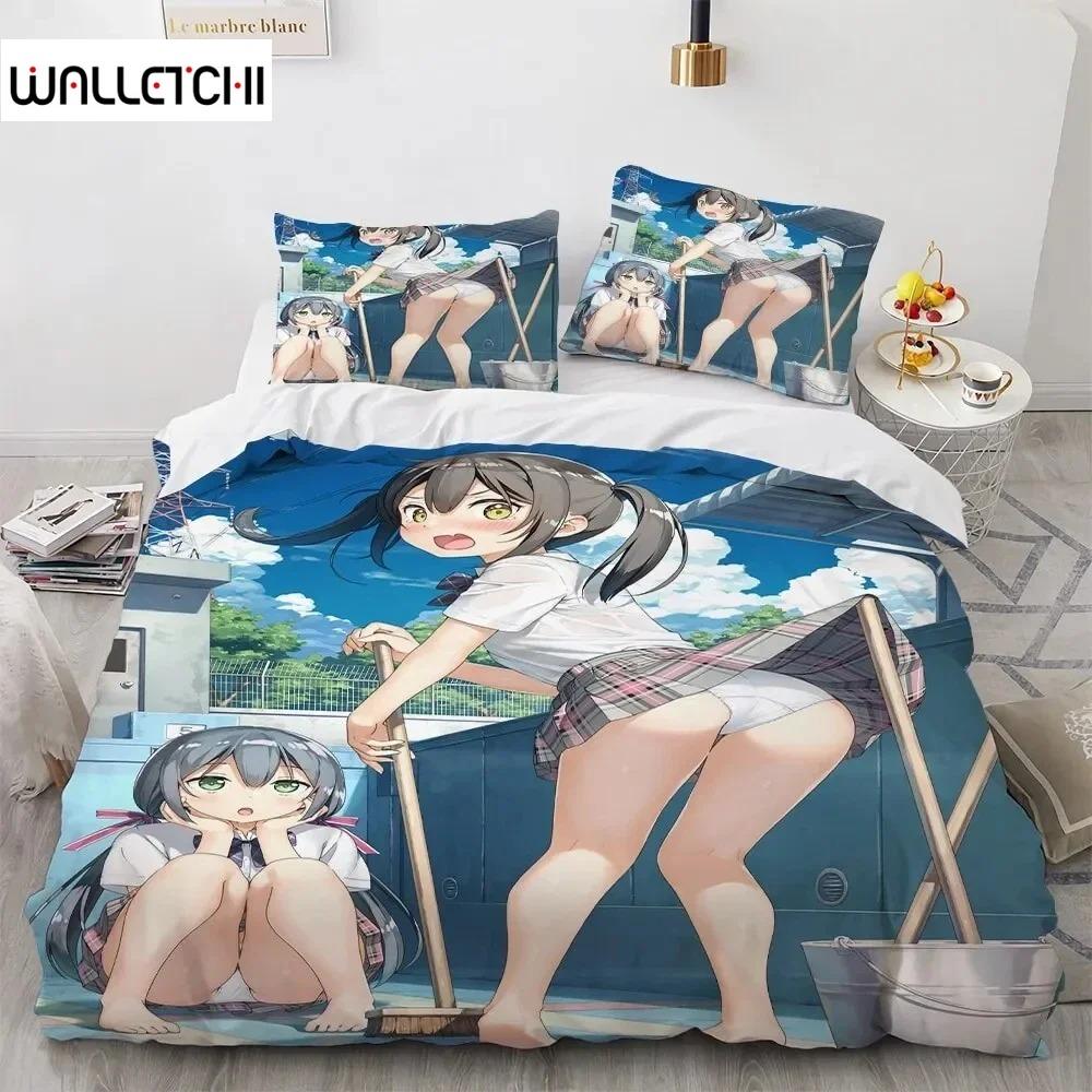Комплект постельного белья Kawaii Anime sexy Girl, пододеяльник, одеяло, комплект постельного белья, наволочка, размер King Queen Twin для мальчиков и девочек для взрослых 70x133cm 2pcs
Комплект постельного белья Kawaii Anime sexy Girl, пододеяльник, одеяло, комплект постельного белья, наволочка, размер King Queen Twin для мальчиков и девочек для взрослых 70x133cm 2pcs