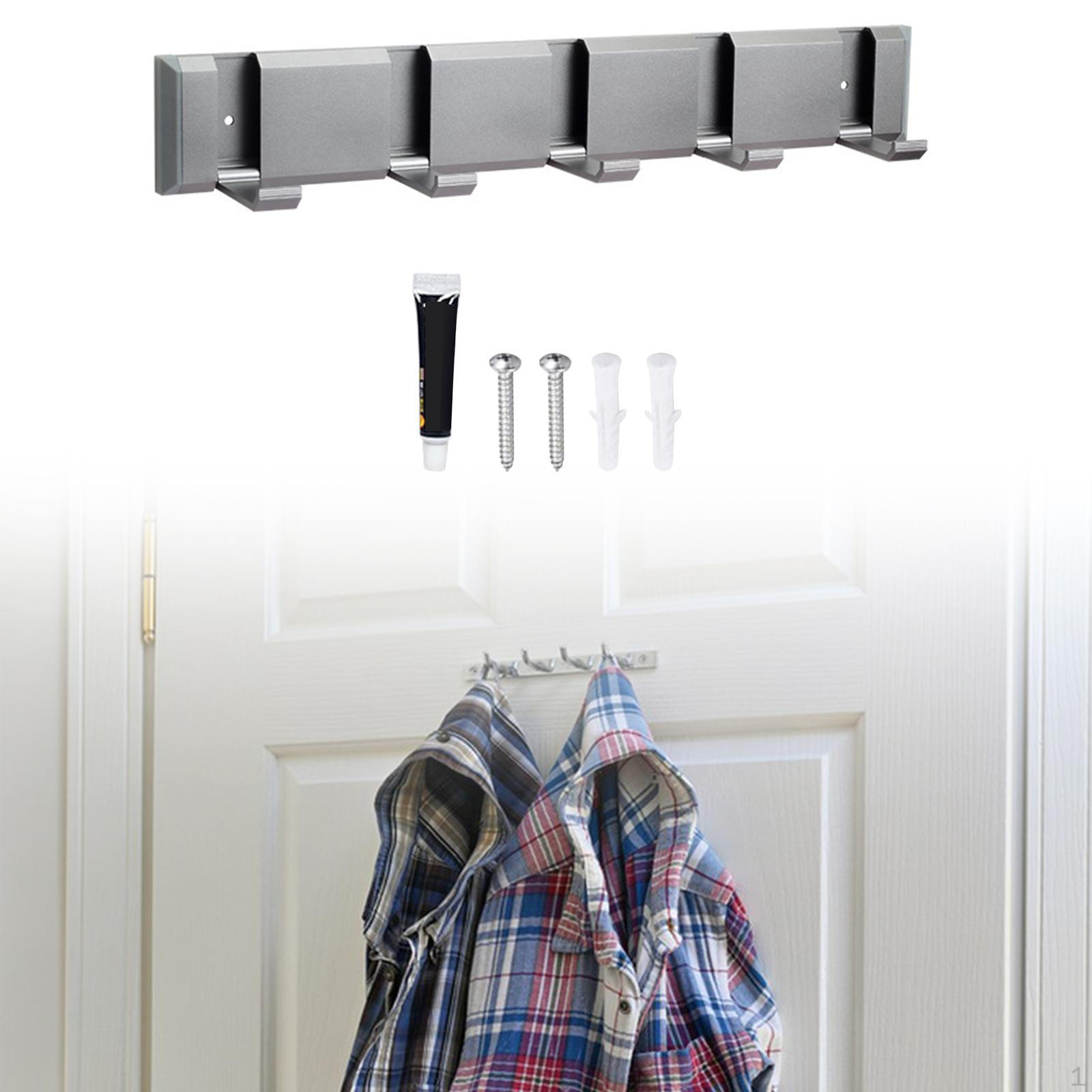 Алюминиевая вешалка для одежды с компактным дизайном и 5 складными крючками для сумок серый
Алюминиевая вешалка для одежды с компактным дизайном и 5 складными крючками для сумок серый