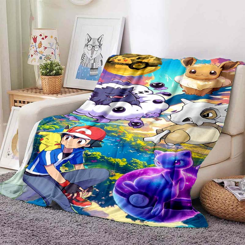 This 3D-printed Pokémon cartoon blanket is a warm and comfortable flannel blanket suitable for use in bedrooms, sofas, beds, 75x90cm
This 3D-printed Pokémon cartoon blanket is a warm and comfortable flannel blanket suitable for use in bedrooms, sofas, beds, 75x90cm