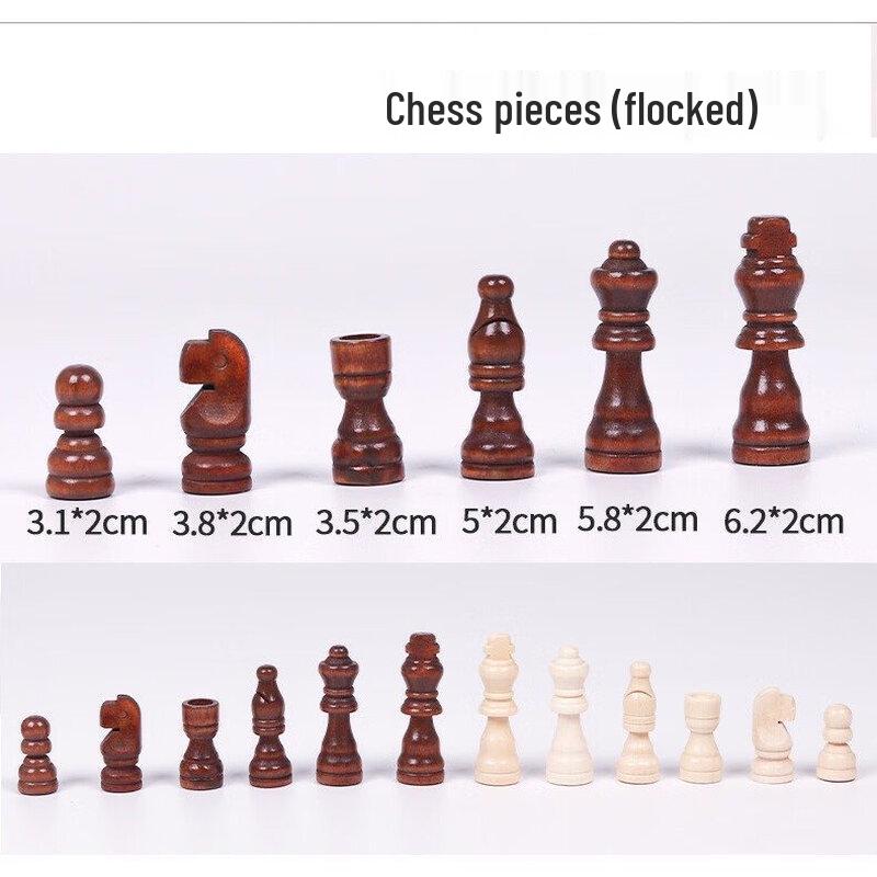 Brangdy Solid Wood 2.5-inch Chess Pieces
Brangdy Solid Wood 2.5-inch Chess Pieces