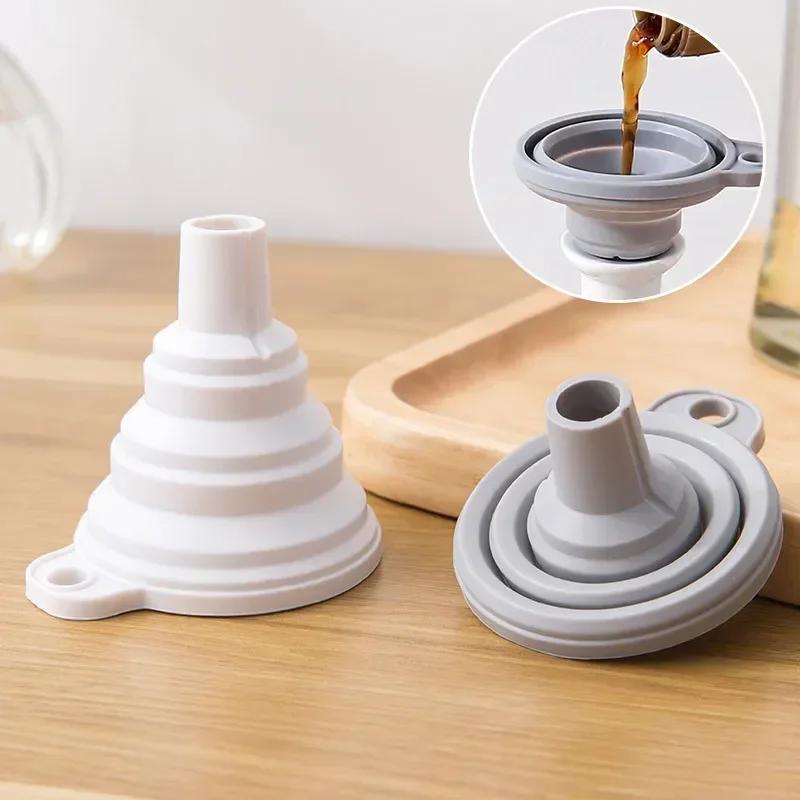 Kitchen Creative Silicone Toola Folding Funnel Retractable Household Liquid Sub-mini Funnel White Grey Funnel Gadget Accessories белый
Kitchen Creative Silicone Toola Folding Funnel Retractable Household Liquid Sub-mini Funnel White Grey Funnel Gadget Accessories белый