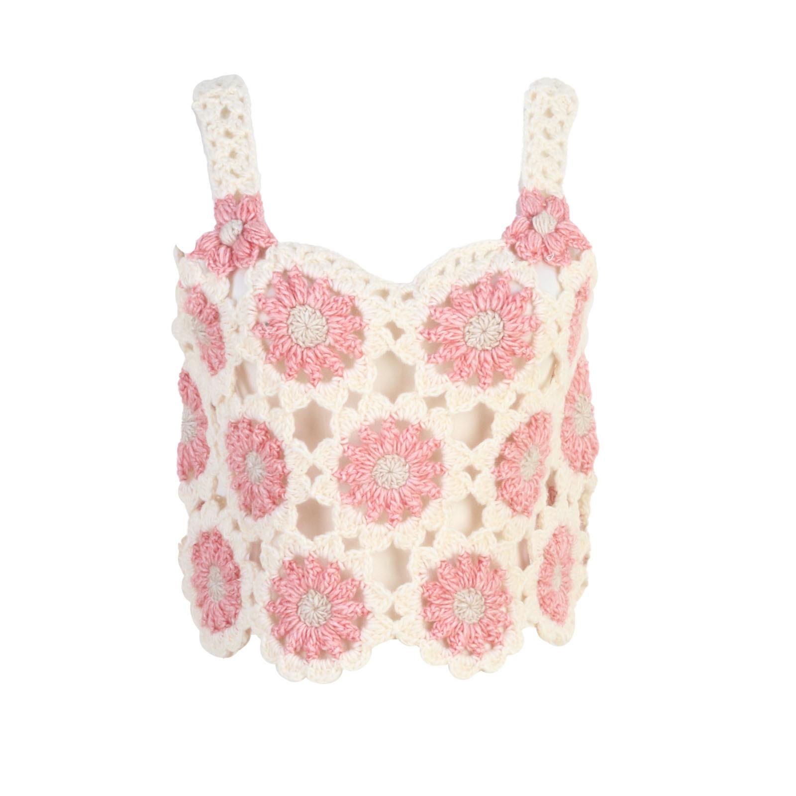 Handmade European-American Crochet Backless Vest: Women s Knitted Sleeveless Sweater Top for Spring/Summer Small
Handmade European-American Crochet Backless Vest: Women s Knitted Sleeveless Sweater Top for Spring/Summer Small