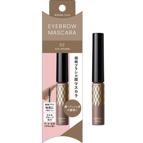 Kiss Me FERME Eyebrow Mascara N 02 Ash Brown 4g Eyebrow Mascara Extra Fine Brush Hot Water Off
Kiss Me FERME Eyebrow Mascara N 02 Ash Brown 4g Eyebrow Mascara Extra Fine Brush Hot Water Off