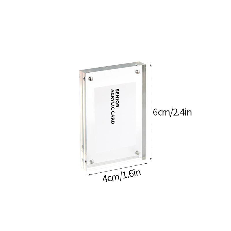 Transparent Acrylic Frame Picture Draw Magnetic Double Sided Photo Frame Idol Photocard Holder Desktop Ornament Cadre Photo AS SHOWN
Transparent Acrylic Frame Picture Draw Magnetic Double Sided Photo Frame Idol Photocard Holder Desktop Ornament Cadre Photo AS SHOWN