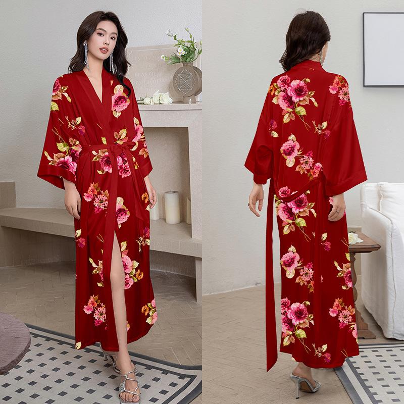 Элегантная и роскошная атласная летняя ночная одежда для женщин, как халат с охлаждающими свойствами One Size
Элегантная и роскошная атласная летняя ночная одежда для женщин, как халат с охлаждающими свойствами One Size