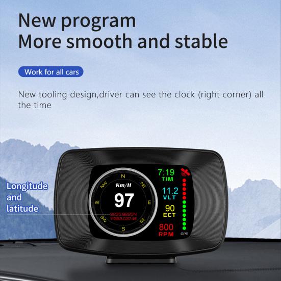P13 Проекционный дисплей ABS GPS Двойной OBD Удобный режим Универсальный автомобильный HUD Цифровой измеритель
P13 Проекционный дисплей ABS GPS Двойной OBD Удобный режим Универсальный автомобильный HUD Цифровой измеритель