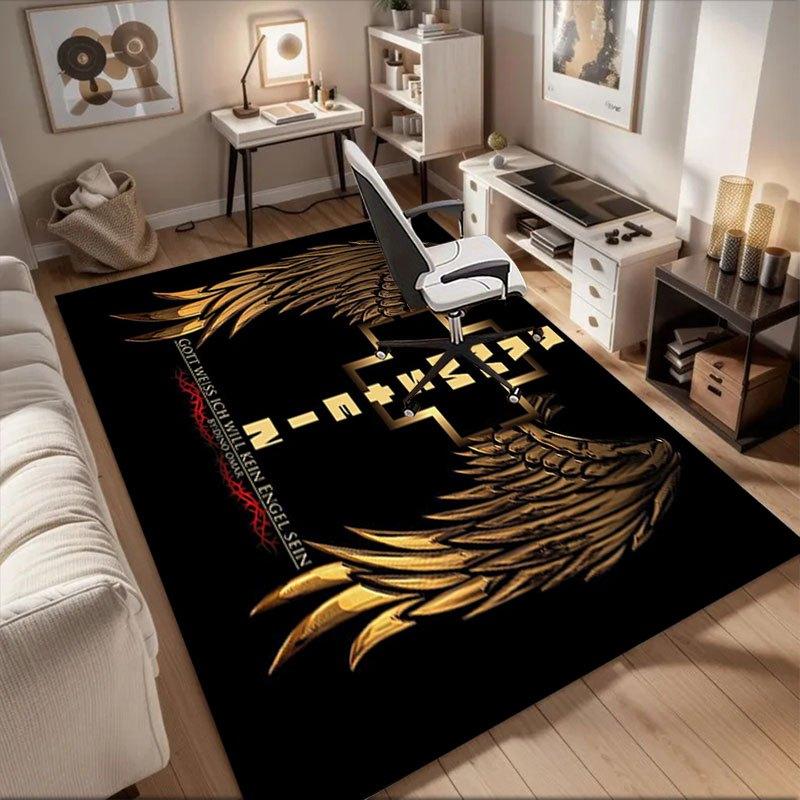 Golden Wings Cross Wall Art: Modern Decor with Spiritual Touch Office Mat Perfect for Home Decor Office Desk Chair Rugs Chair Carpet for of 60cm by 90cm
Golden Wings Cross Wall Art: Modern Decor with Spiritual Touch Office Mat Perfect for Home Decor Office Desk Chair Rugs Chair Carpet for of 60cm by 90cm